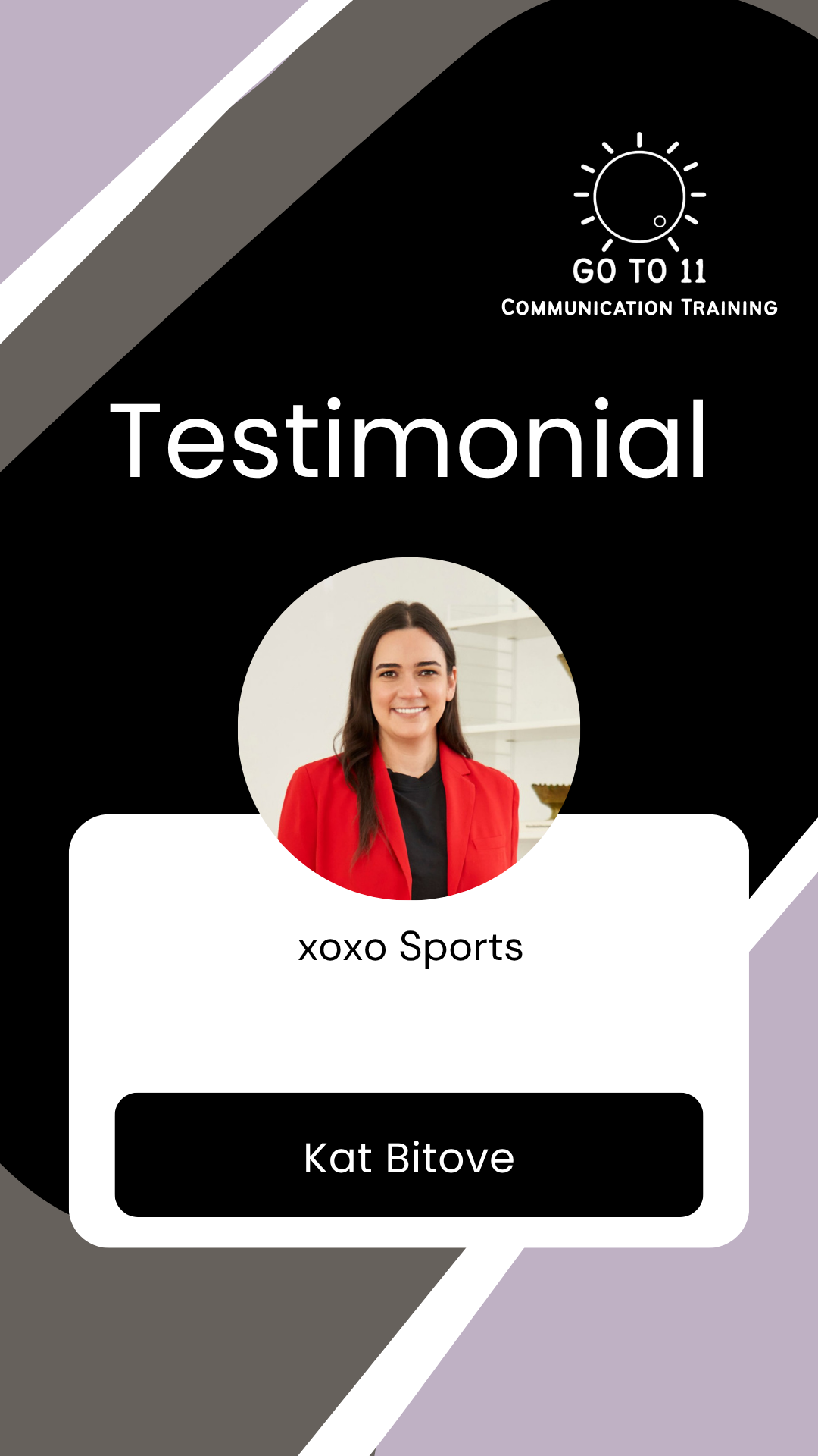 Kat Bitove testimonial