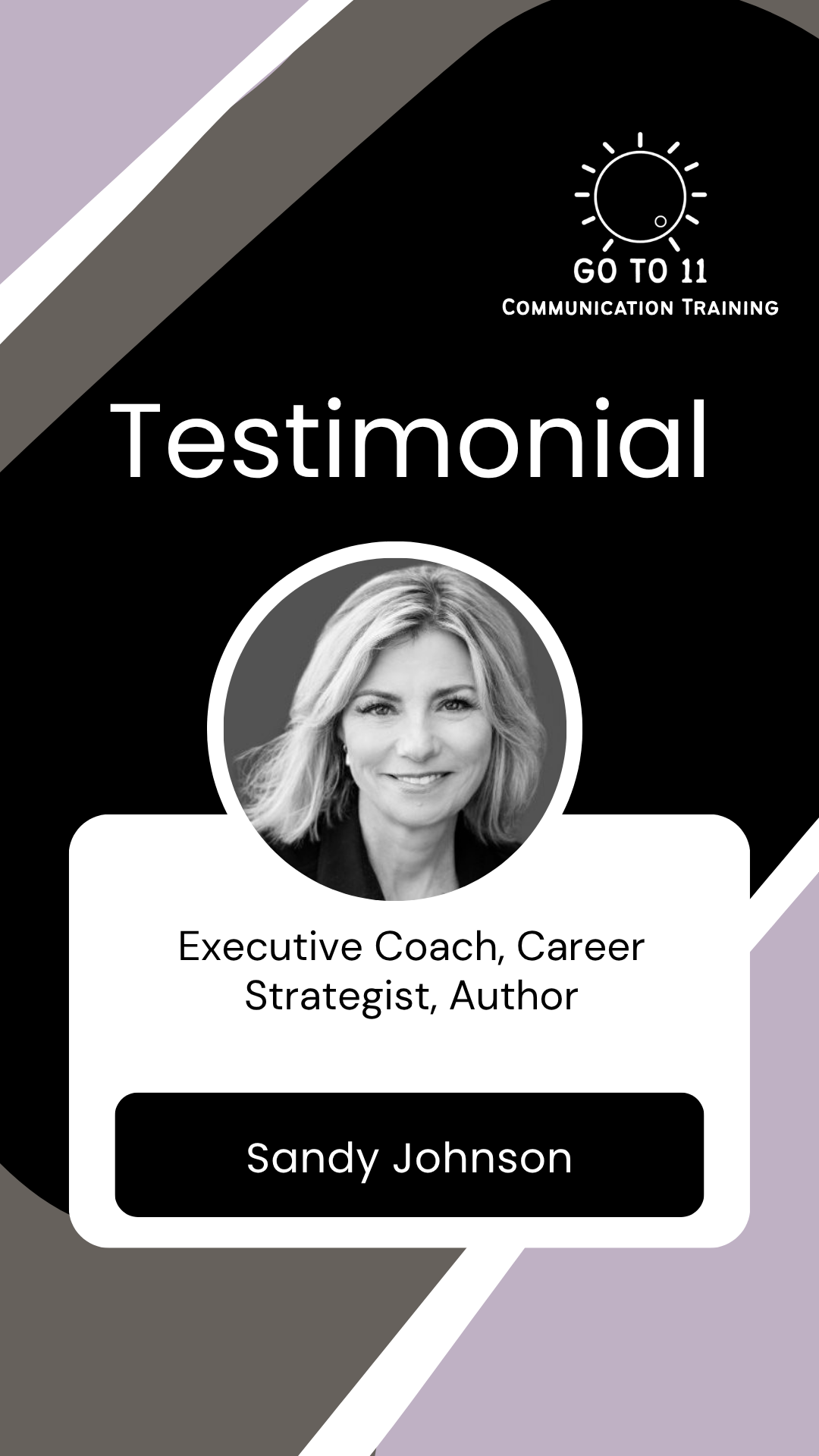 Sandy Johnson testimonial