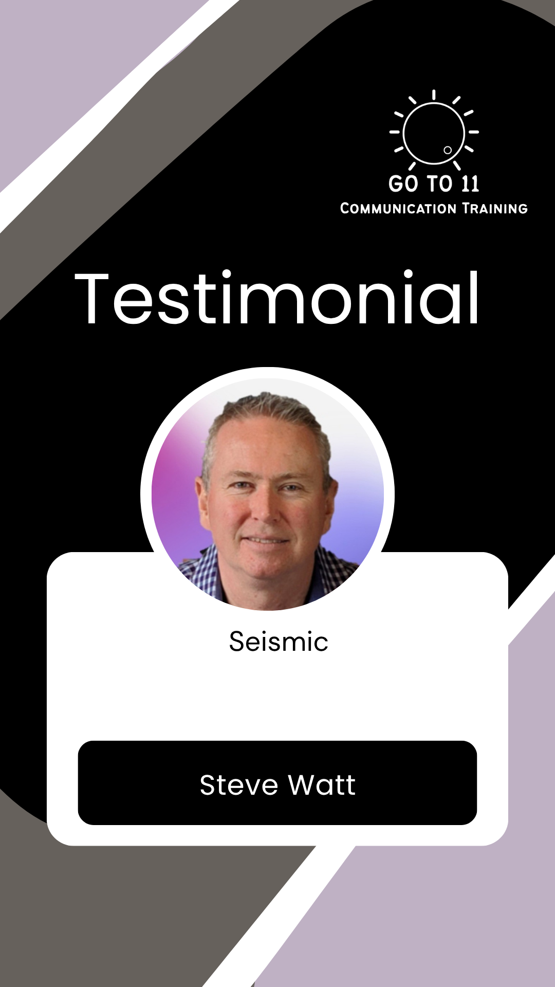 Steve Watt testimonial